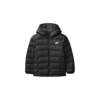 SKECHERS 斯凯奇 男女童通用短款羽绒服 L421K112-001W 纯色款