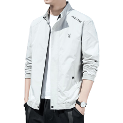 PLAYBOY 男士夹克 SYHH9877ZY 卡其色 XL