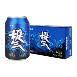 依能 提气 气泡原味黑蓝罐 0糖0脂0卡 苏打水饮料 330ml*24罐 整箱装