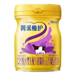 完达山 菁采稚护2段较大婴儿奶粉800g*6罐配方牛奶粉