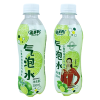 Hidolly 百多利 小青柠气泡水0卡0脂肪无糖300ml网红夏日饮品饮料整箱8瓶好看好喝