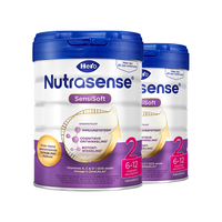 Hero Baby HeroBaby白金版升级DHA乳脂球膜婴幼儿配方牛奶粉2段800g