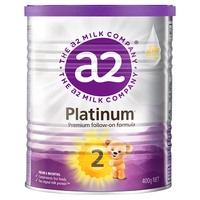 a2 艾尔 紫白金 较大婴儿配方奶粉 2段 400g/罐 体验装