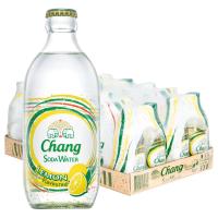 象牌 苏打水0糖0脂0卡柠檬味健身调酒饮料无糖气泡水325ml*24瓶 整箱