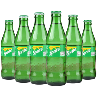 可口可乐 Coca-Cola泰国进口Coca－Cola限量款收藏版玻璃瓶可乐/雪碧碳酸饮料250ml 泰国青柠檬味雪碧250ml*6瓶