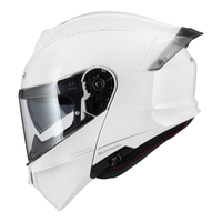 睿觅(RYMIC)摩托车头盔揭面盔3C认证专业机车头盔四季男夏季全盔935珍珠白3XL