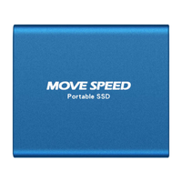 MOVE SPEED 移速 128GB 移动固态硬盘 (PSSD) ssd移动硬盘 手机直连TLC存储颗粒 Type-cUSB3.2 小巧便携
