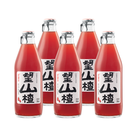 好望水望山楂汁望柠檬望梅好望杏福桃花气泡水果汁饮料维C整箱 望山楂 300ml*5瓶 300ml