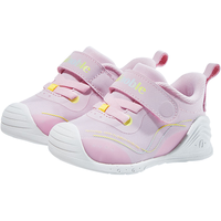 基诺浦（ginoble）学步鞋8-18个月婴儿机能鞋 春秋款宝宝鞋男女童鞋 GB2125 嫩粉紫 120mm_内长13/脚长11.6-12.4cm