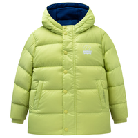Levi's李维斯童装男女童羽绒服冬装儿童石墨烯加厚保暖防风短款外套潮 鸡尾酒绿 130/64(7)