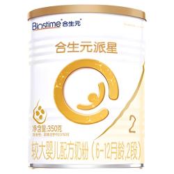 合生元 派星较大婴儿2段配方牛奶粉400g 乳桥蛋白LPN