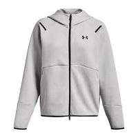 安德玛(UNDERARMOUR)秋冬Unstoppable女子抓绒训练运动外套1379842 灰色011 L