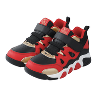 江博士学步鞋运动鞋 冬季男女宝宝儿童鞋B14234W010黑/红/金 26 26码 脚长约15.6-16.1