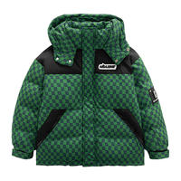 雪中飞 SNOWFLYING 儿童羽绒服男女童外套2023冬季新款男童加厚保暖90鸭绒洋气童装 绿色 120