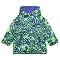 左西男童短款羽绒服冬季2023儿童炫彩格纹三防面包服抗寒保暖 花色【三防 保暖】 1