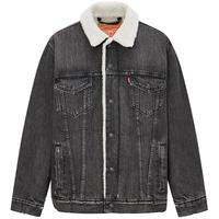 Levi's 李维斯 男士仿羊羔绒毛领牛仔外套
