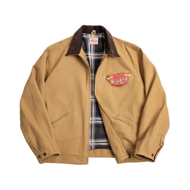 马登 工装 星际穿越同款底特律猎装夹克J001美式复古帆布外套男秋