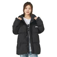 女式保暖加厚棉服冬季防风连帽棉衣休闲宽松长袖面包服棉袄
