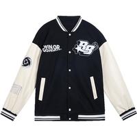 RIGORER 准者 夹克外套男时尚宽松运动美式上衣休闲开衫棒球服