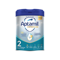 英国爱他美白金较大婴儿配方奶粉2段6-12月800g