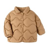 巴拉巴拉 儿童羽绒服男童冬装2023女童短款外套轻薄造型口袋潮 208423107215 桃红-背后可收纳口袋-60434 80cm