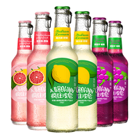 A.BROLINN 疯狂波尼 果汁气泡水饮料混合装275ml*6瓶