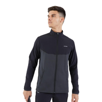 迪卡侬运动外套男士跑步夹克初秋款-黑灰色XL-2714807 初秋透气款-黑灰色