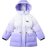 Deesha 笛莎 DESHA童装女童羽绒服时尚长款羽绒服 渐变粉120-130/160-16511.10 140