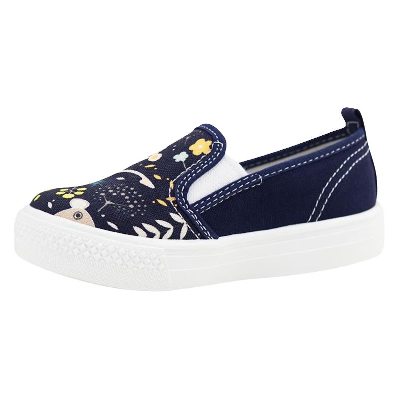 asahi朝日童鞋日本制儿童一脚蹬帆布鞋宝宝幼儿园室内鞋儿童板鞋