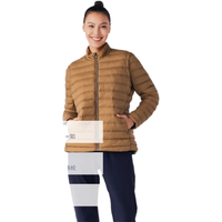 迪卡侬（DECATHLON）【23年新】女士保暖夹克秋冬户外防水抗风长袖运动外套TA 棕色 S