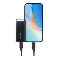 SAMSUNG 三星 T5 EVO USB3.2 移动固态硬盘 Type-C 2TB 星耀黑