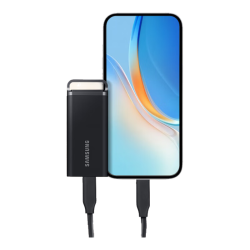 三星 T5 EVO USB3.2 移动固态硬盘 Type-C 2TB 星耀黑
