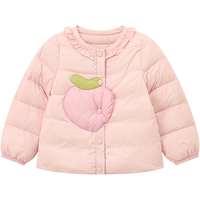 婴幼女童羽绒服儿童亲肤甜美外套