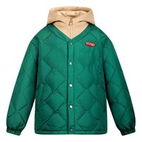 【三防】马骑顿 MQD儿童假两件连帽羽绒服23冬装童装男女童轻薄羽绒外套