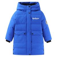 雪中飞 kids童装儿童羽绒服2023男童中大童字母印花女童长款羽绒服