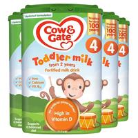 英国牛栏4段2岁以上婴幼儿Cow&Gate配方奶粉四段800gX4罐
