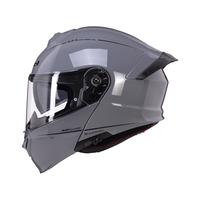 RYMIC 睿觅 摩托车头盔揭面盔3C认证专业机车头盔蓝牙跑盔四季通用男女R935 水泥灰 XXXL (适合头围63-64)&晒单返E卡