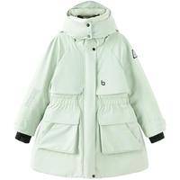 巴拉巴拉lab儿童长款羽绒服2023冬女大童装鹅绒外套