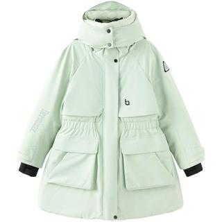 巴拉巴拉lab儿童长款羽绒服2023冬女大童装鹅绒外套