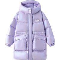 巴拉巴拉童装宝宝羽绒服冬女童毛领外套潮