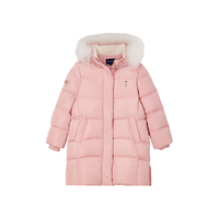 TEENIEWEENIEKIDS TeenieWeenie Kids小熊童装女童毛领连帽防风羽绒服
