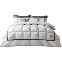 罗莱生活 LUOLAI 家纺 臸尊 95%白鹅绒羽绒被冬被子被芯1100g 200*230cm白色