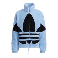 adidas 阿迪达斯 三叶草男子冬季新款运动休闲防风毛绒外套 HC0365