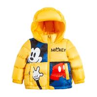 Bornbay 贝贝怡 迪士尼联名童装儿童羽绒服冬季轻薄保暖男童连帽外套2022冬装