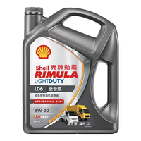 Shell 壳牌 劲霸LD6 C3 5W-30 4L全合成轻卡柴油发动润滑油国六轻负荷柴机油
