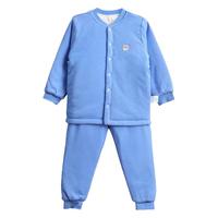 良良春秋新生儿衣服婴幼儿纯棉内衣套装3-24月-3岁宝宝棉衣两件套