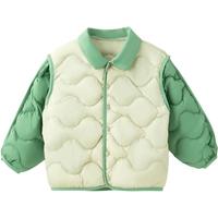 aqpa儿童羽绒服婴幼儿宝宝冬季外出男女童保暖上衣可收纳