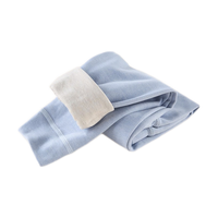 红豆儿童保暖裤男女中大童秋冬加厚含羊毛裤宝宝贴身打底裤棉毛裤秋裤 H3K8011浅蓝 150