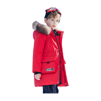 雪中飞 SNOWFLYING 儿童羽绒服男童冬季洋气大毛领加厚女童中大童装