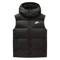 NIKE  耐克童装男女童羽绒马甲儿童可拆卸连帽上衣 卡拉马绿 160/80(XL)